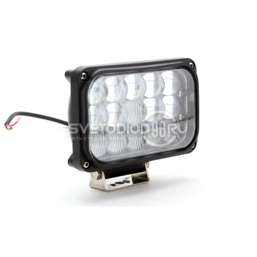 Светодиодная фара WSQ-315S-L, 15 LED CREE, 45W, направленный свет, ближ/дальн 12/24V, 1шт. в Екатеринбурге - 0