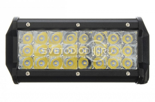 Светодиодная фара-балка CL-324 W 24 LED CREE х 3W, 72W, направленный свет, 9-32V - 0