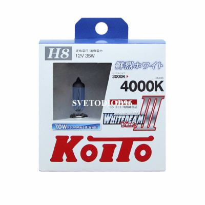 Купить Koito Whitebeam III H8 12V-35W (70W) P0758W | Svetodiod96.ru