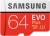 Карта памяти Samsung EVO PLUS microSDHC 100Mb/s UHS-I 64 Гб