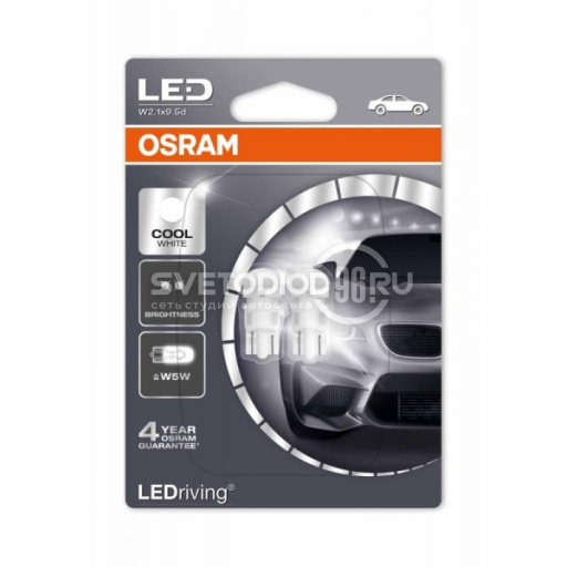 OSRAM LEDriving SL (W5W, 2825DWP-02B) 6000K - 0