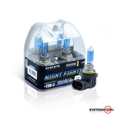 Купить Avantech NIGHT FIGHTER 9006 (HB4) 12V 55W (110W) 5000K | Svetodiod96.ru
