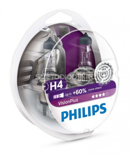 PHILIPS VISION PLUS (H4, 12342VPS2) - 0