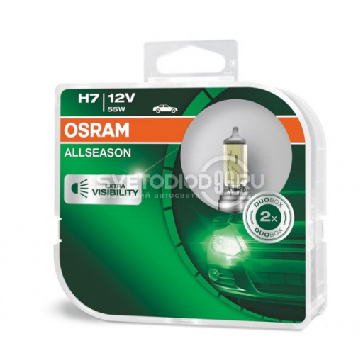OSRAM ALLSEASON (H7, 64210ALL-DUOBOX) - 0