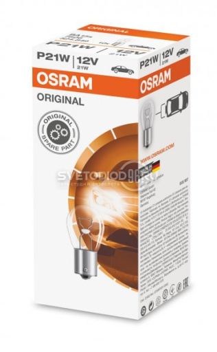 OSRAM ORIGINAL LINE 12V (P21W BA15s 7506) - 0