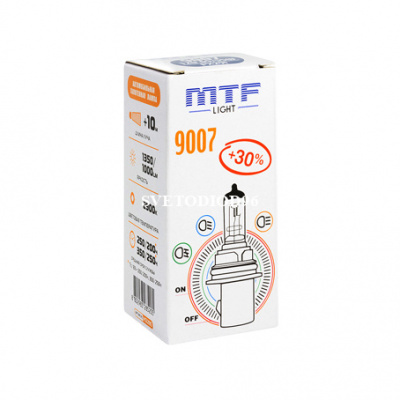 Купить MTF Light HB5 9007 12V 65/55W Standard +30% 2900K | Svetodiod96.ru