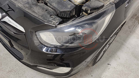 Установка омывателя фар Hyundai Solaris 9
