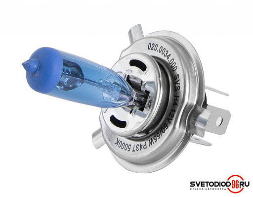 SVS White 5000K H4 60/55W+W5W - 3