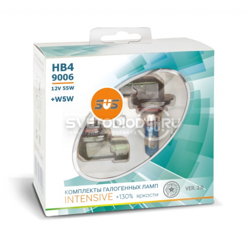 SVS Intensive +130% HB4/9006 55W+W5W - 0