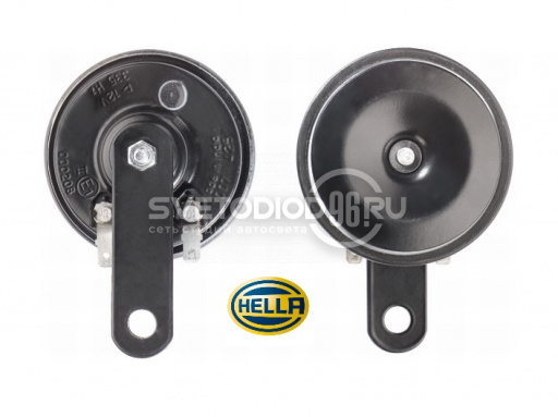 Звуковой сигнал Hella 12V M28 (72W, 335 Hz,110dB) гальванический 3AL 007 425-427 - 0