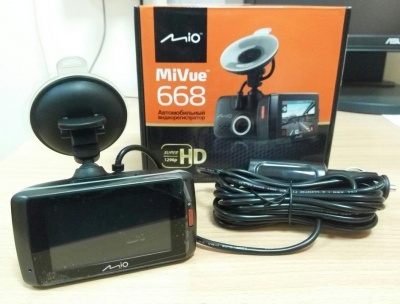 Купить Видеорегистратор MIO MiVue 668 черный | Svetodiod96.ru
