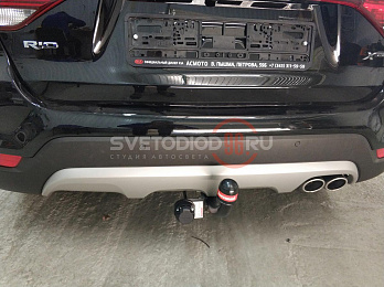 Установка сигнализации, парктроника, фаркопа Kia Rio X-Line 2019 13