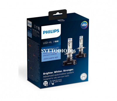 Купить Светодиодная автомобильная лампа PHILIPS X-TREME ULTINON LED (H4, 12901HPX2) | Svetodiod96.ru