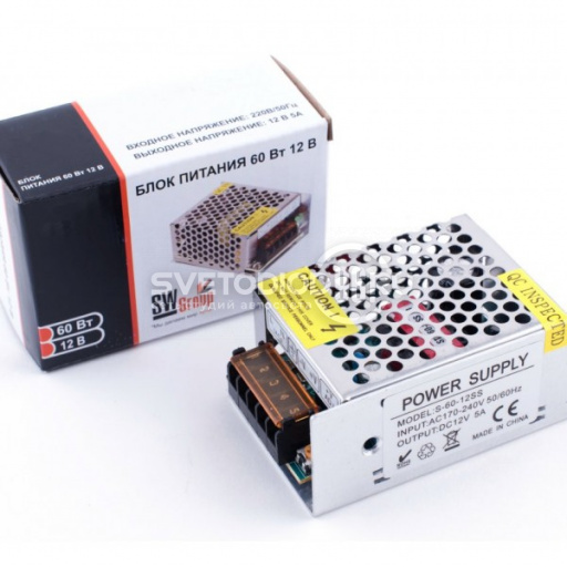 Блок питания 60w IP20 - 0