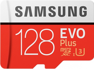 Купить Карта памяти Samsung EVO PLUS microSDHC 100Mb/s UHS-I 128 Гб | Svetodiod96.ru