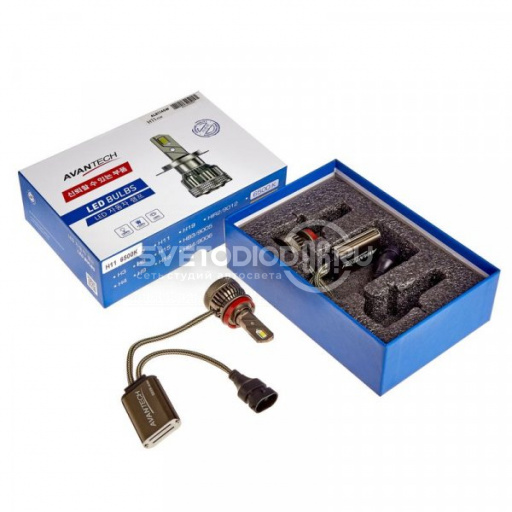 Светодиодные лампы Avantech H11 45W LED 12V 6500K 4500lm (Корея) - 0