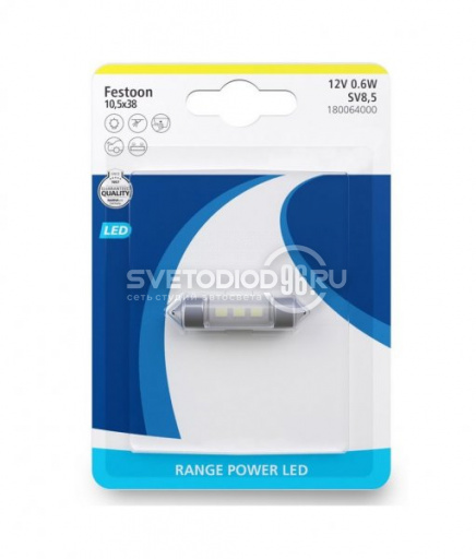 NARVA C5W 12V- 0,6W (SV8,5-38/11) LED 6000K 18006 - 0