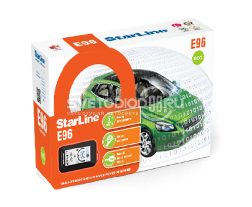 Сигнализация Starline E96 v2 BT ECO 2CAN+4LIN в Казани - 0