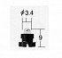 Лампа дополнительного освещения Koito 14V 0.8W T3.4 1592 - thumb 0