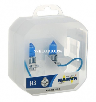 Купить Narva H3 12V - 55W (PK22s) (белый свет) RPW 48602 (пу.2) | Svetodiod96.ru