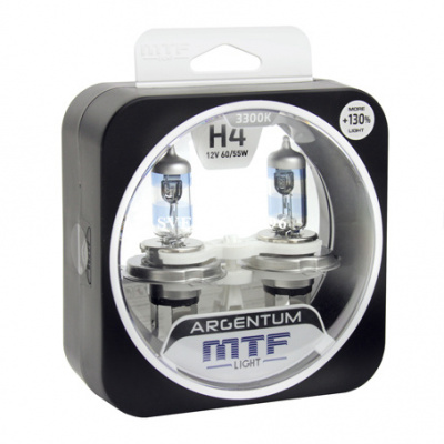 Купить MTF Light H4 12V 60/55W Argentum +130% 3300K | Svetodiod96.ru
