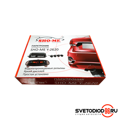 Купить Парковочная система Sho-me Y-2620 N 04 Black | Svetodiod96.ru