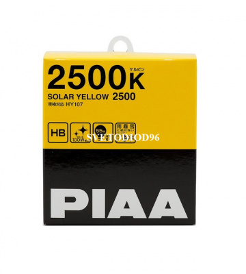 Купить PIAA SOLAR YELLOW (HB3/HB4) HY-107 (2500K) 55W | Svetodiod96.ru