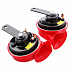 Звуковой сигнал Hella 12V TC16 (72W, 400/500 Hz,105-118dB) TE16 рожок красный 3FH 012 010-851 - thumb 0