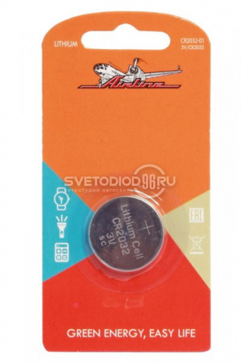 Элемент питания AIRLINE Батарейка CR2032 - 0