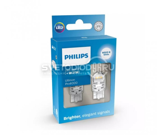 Philips Ultinon Pro6000 (W21W, 11065CU60X2) White - 0