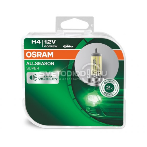 OSRAM ALLSEASON (H4, 64193ALS-DUOBOX) - 0