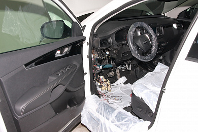 Установка Starline B96 2CAN+2LIN GSM GPS на Kia Sorento Prime 2