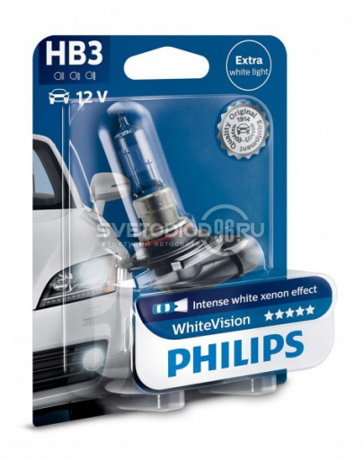 PHILIPS WHITE VISION (HB3, 9005WHVB1) - 0