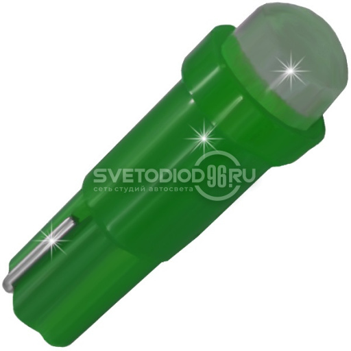 Светодиодная лампа T-5 1 LED COB (3еленый) - 0