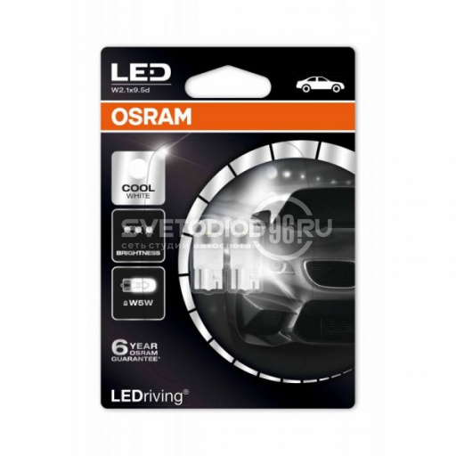 OSRAM LEDriving SL – Premium (W5W, 2825DWP-02B) 6000K - 0