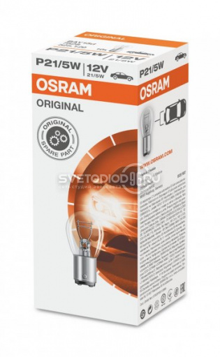 OSRAM ORIGINAL LINE 12V (P21/5W BAY15d 7528) - 0
