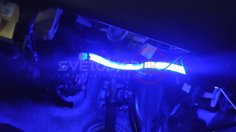 Установка подсветки салона RGB Kia Optima 3