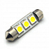 Светодиодная лампа C5W 3 LED 5050 36mm - thumb 0