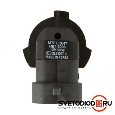 Купить MTF Light HB4 9006 12V 55W Argentum +80% 4000K | Svetodiod96.ru