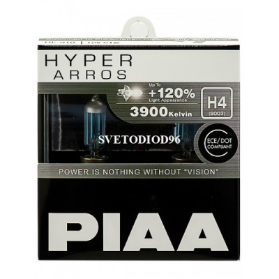 Купить PIAA HYPER ARROS (H4) HE-900 (3900K) 60/55W | Svetodiod96.ru