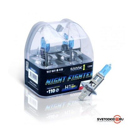 Купить Avantech NIGHT FIGHTER H1 12V 55W (120W) 5000K | Svetodiod96.ru