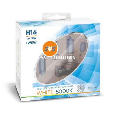 Купить SVS White 5000K H16 19W+W5W | Svetodiod96.ru