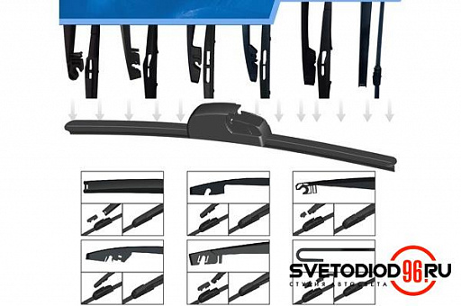 Щетка стеклоочистителя бескаркасная Х5 REAR WIPER BLADE 16" 400 mm на заднее стекло - 2