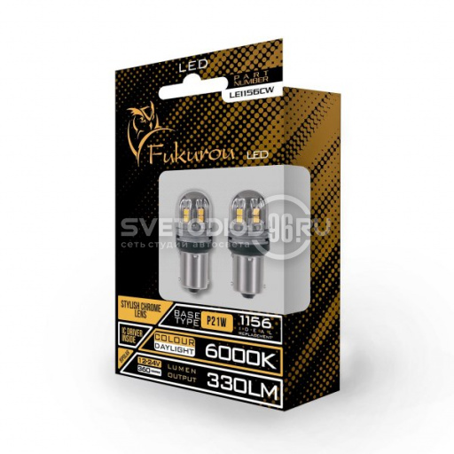 Fukurou P21W 12-24V 6000K LED - 0