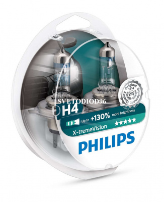 Купить PHILIPS X-treme Vision (H4, 12342XV+S2) | Svetodiod96.ru