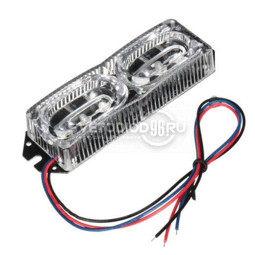 Комплект стробоскопов синий-красный 6 LED - 0