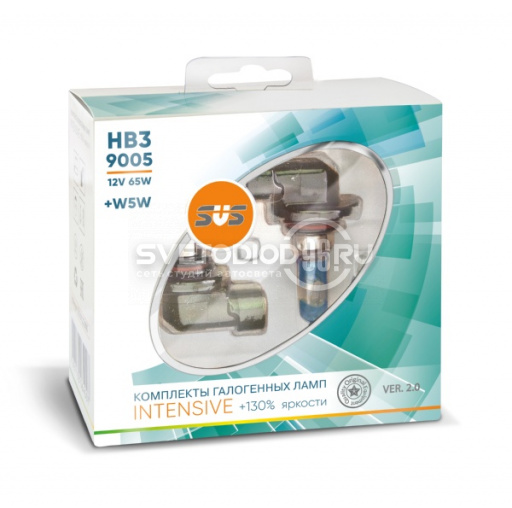 SVS Intensive +130% HB3/9005 60W+W5W - 0