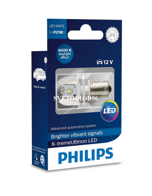 Купить Philips X-tremeUltinon LED (P21W, 12898X1) | Svetodiod96.ru