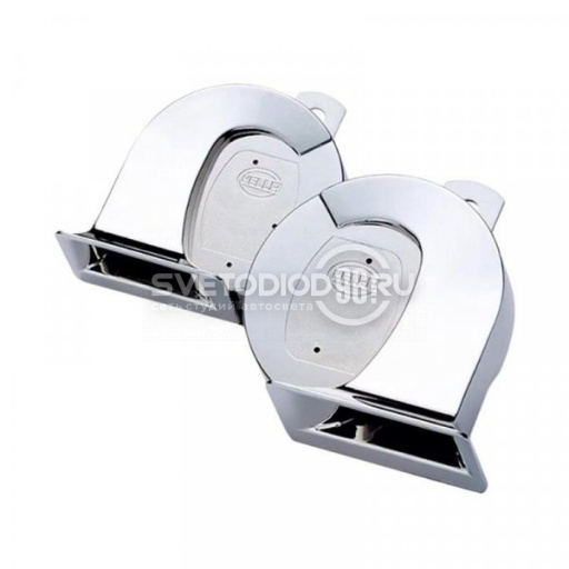 Звуковой сигнал Hella 12V 12V TE20C (60W, 410/510 Hz, 112dB) рожок хром 3FH 007 728-883 - 0