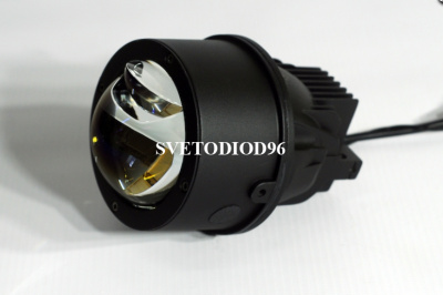 Купить Би-светодиодные противотуманные линзы LED FOG Lens F-PRO LASER 3,0", 5000K | Svetodiod96.ru